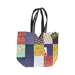 One-of-a-Kind Handmade Patchwork Tote Bag – Made in India